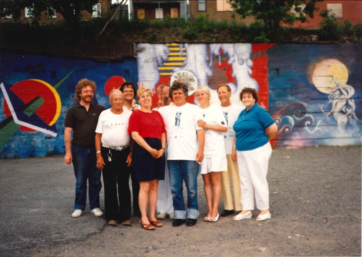 Îlot Fleurie Fresques Photo de Groupe